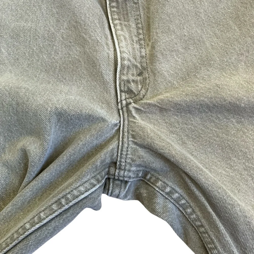 Vintage 90s Levi’s 550 Jeans Relaxed Fit Tapered Leg Faded Green Grey USA 36x32